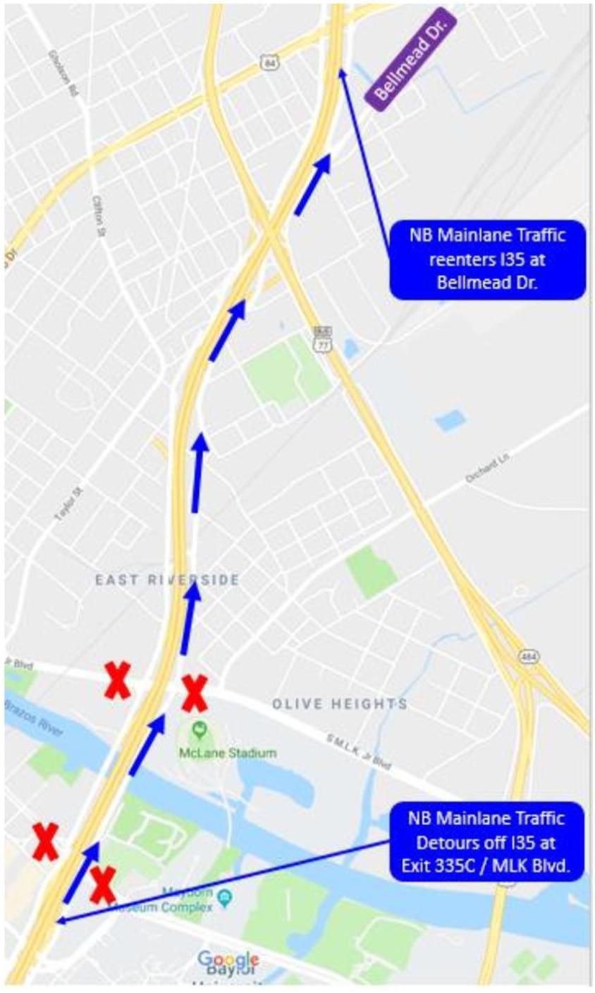 Lane closure